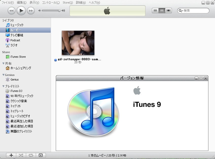 どこでも！iPod movie iTunes自動登録